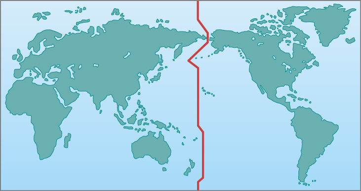 Day Line The International Date Line | Pondering Poet Pilot