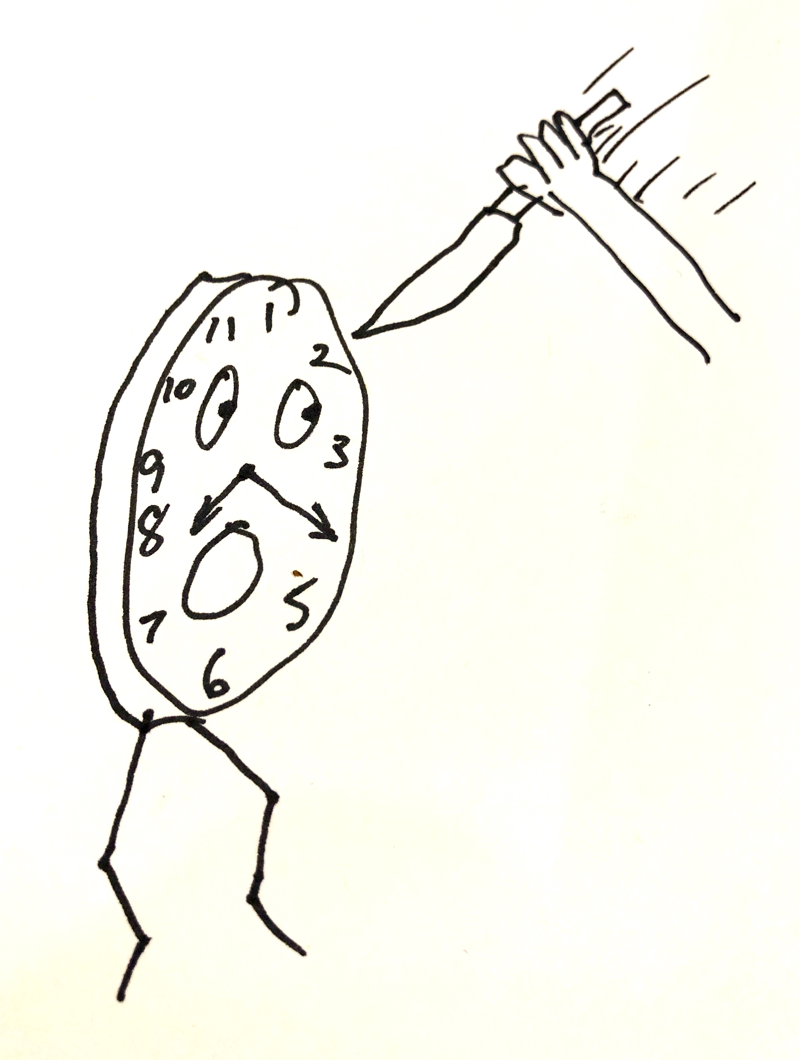 Killing Time drawing